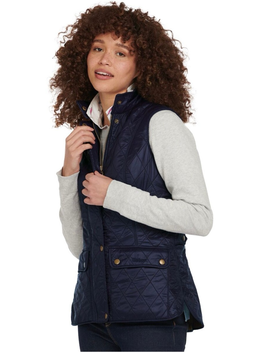 Barbour  Navy Women's Vest - Classic Lightweight Outerwear - Picture 5 of 8